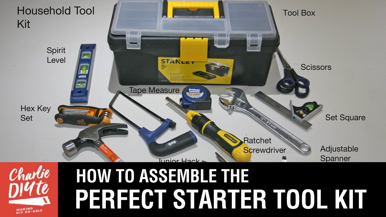 The Perfect Starter Household DIY Tool Set