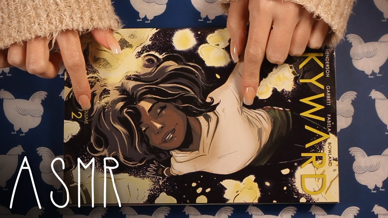 ASMR Comic book haul (🎧 soft spoken, light tapping & tracing, Amazon haul)