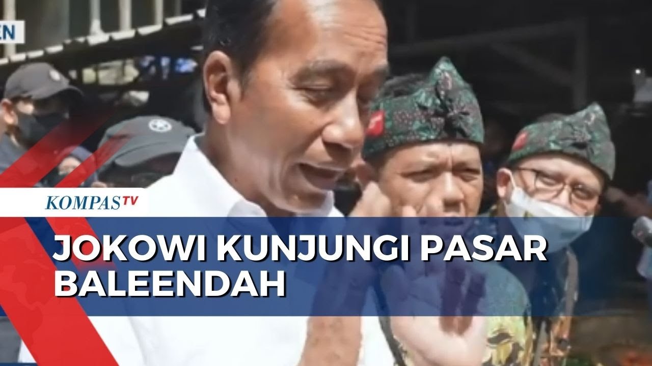 Kunjungi Pasar Baleendah Bandung, Jokowi: Harga Cabai Naik!
