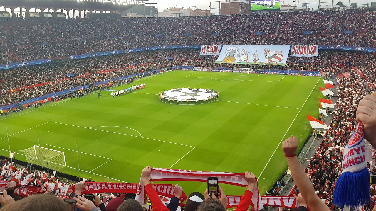 Sevilla FC vs Bayern München Champions League Anthem