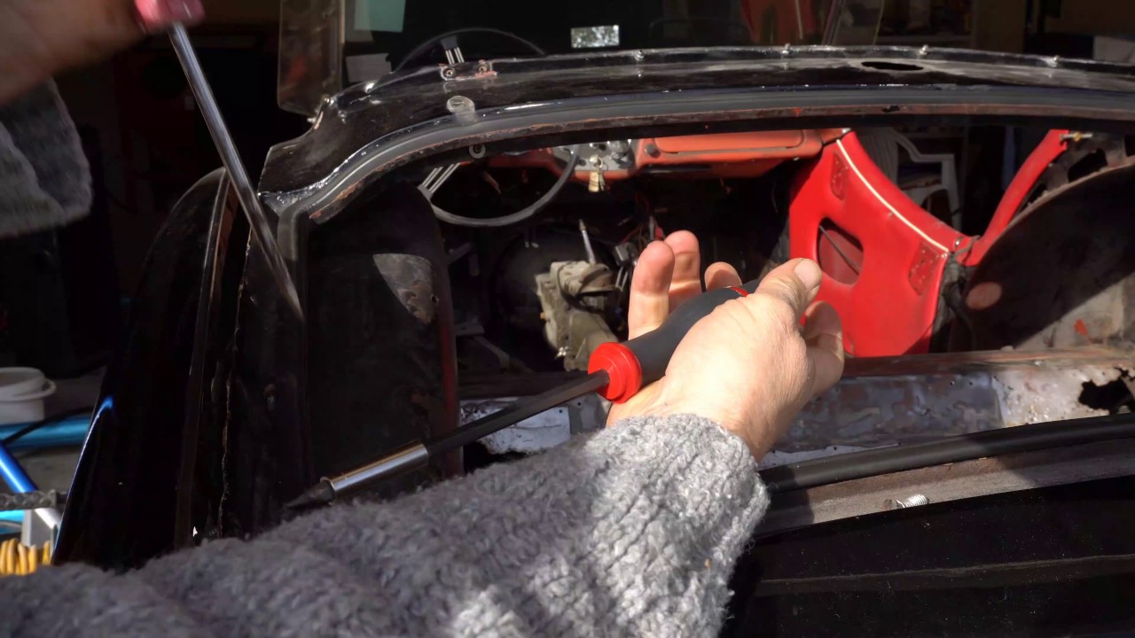 TR3A Removing the bumper Irons and rear fender/wings