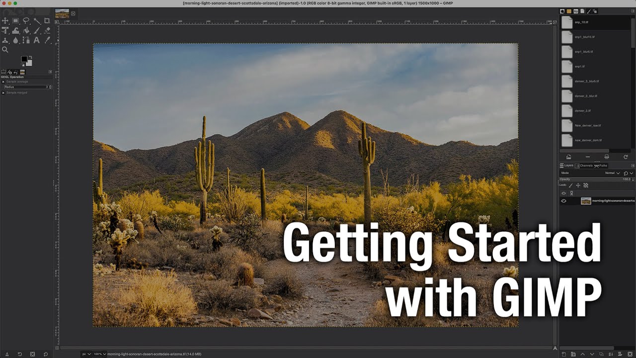 Getting Started with GIMP