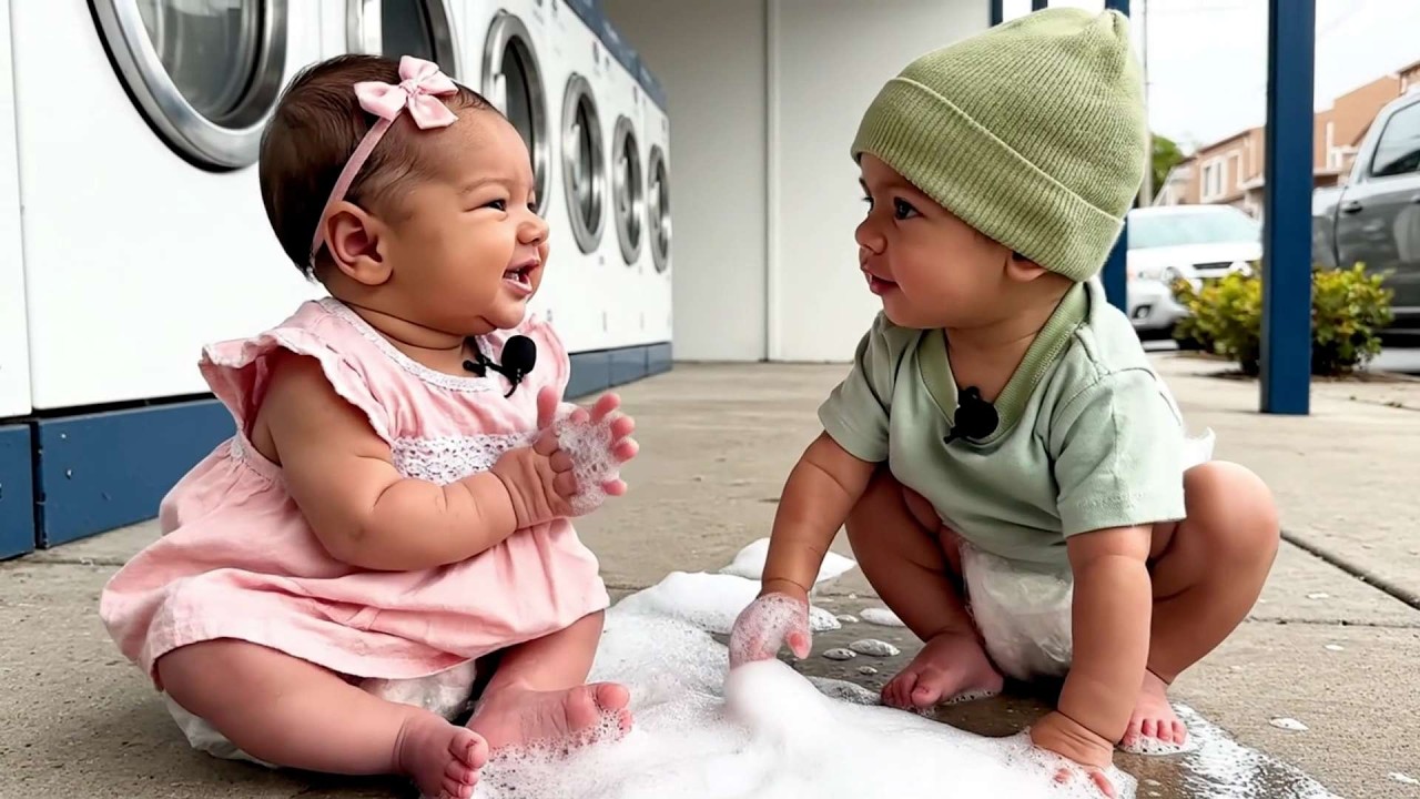 ¡Encontramos nieve real en la ciudad! #bebé #viral #parati