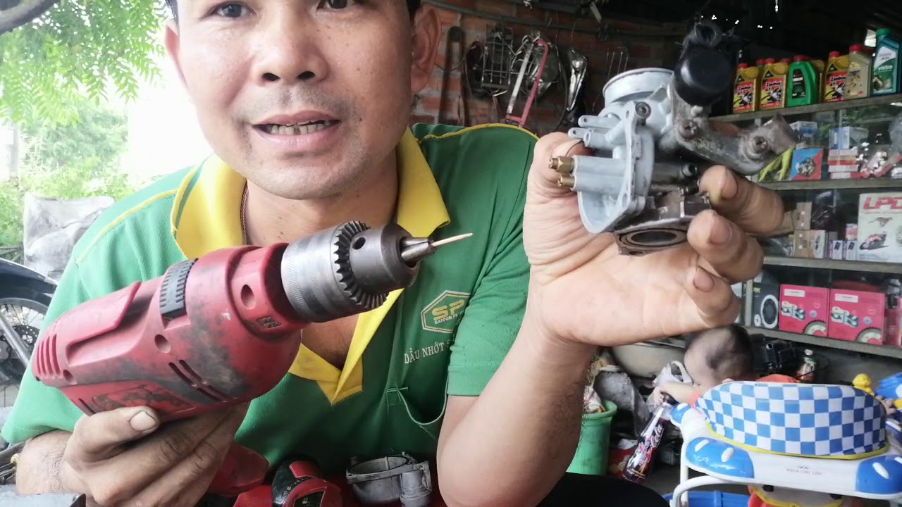 sửa chảy xăng dư đơn giản mà hiệu quả | restoring motorcycle peace gas with bamboo toothpick