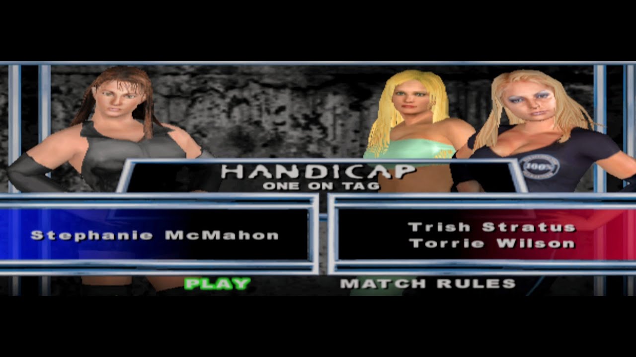 Stephanie McMahon vs Trish Stratus & Torrie Wilson | Handicap Match Wwe SmackDown HCTP |