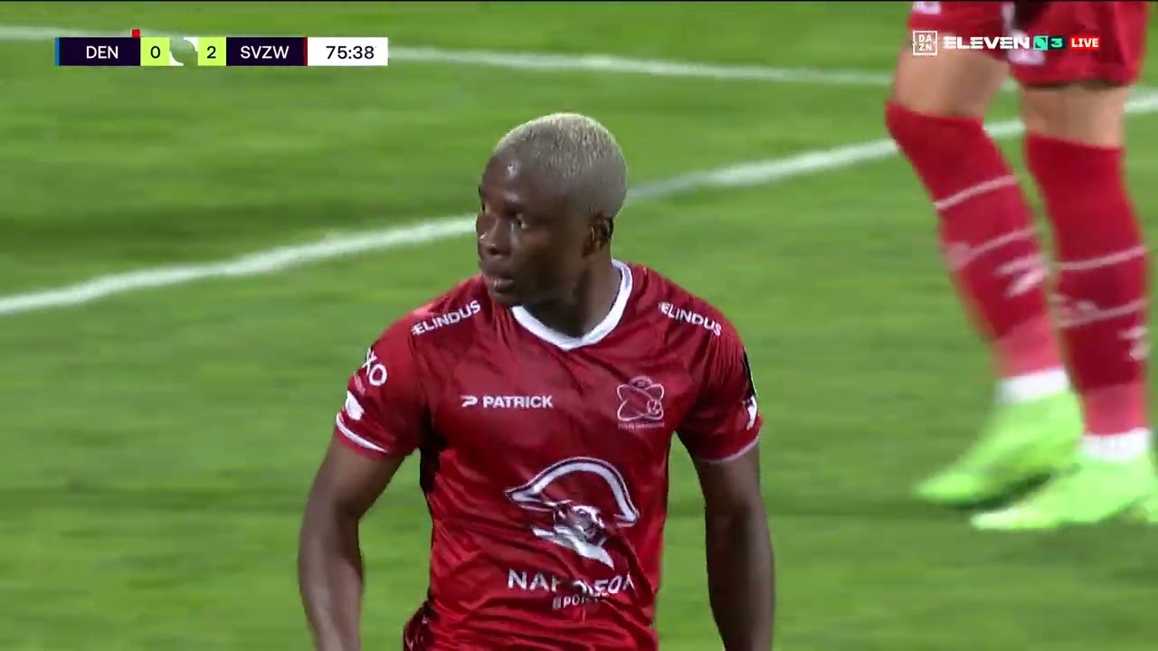 Wedstrijdbeelden FC Dender - Zulte Waregem 1-4.