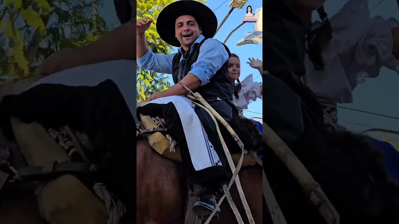 Desfile de La Fiesta del Caballo en Urdinarrain, Entre Rios. Las tradiciones argentinas y el caballo