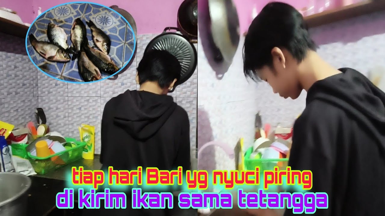 Bari nyuci piring ,masak ikan mas #egoadriano #dedymulyadi #sinauhurip #pratiwinoviyanthi #partitv 