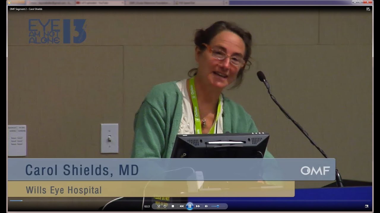 Ocular Melanoma Patient Retreat 2013 - Dr. Carol Shields - "The Game of Uveal Melanoma"