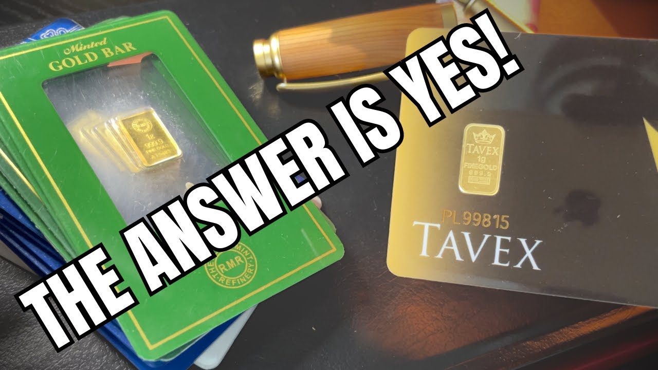 Should you buy 1G Gold Bars? The fun side of Precious Metals.