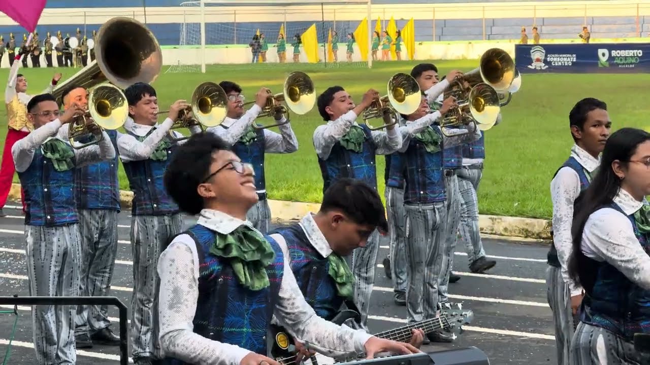 MARGARITAS DRUMS AND BUGLE CORPS en Concurso de Bandas Politécnico Sonsonate 2025