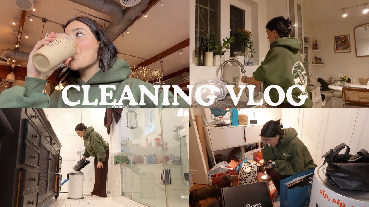 CLEANING MY APARTMENT (Vlogmas 2025)