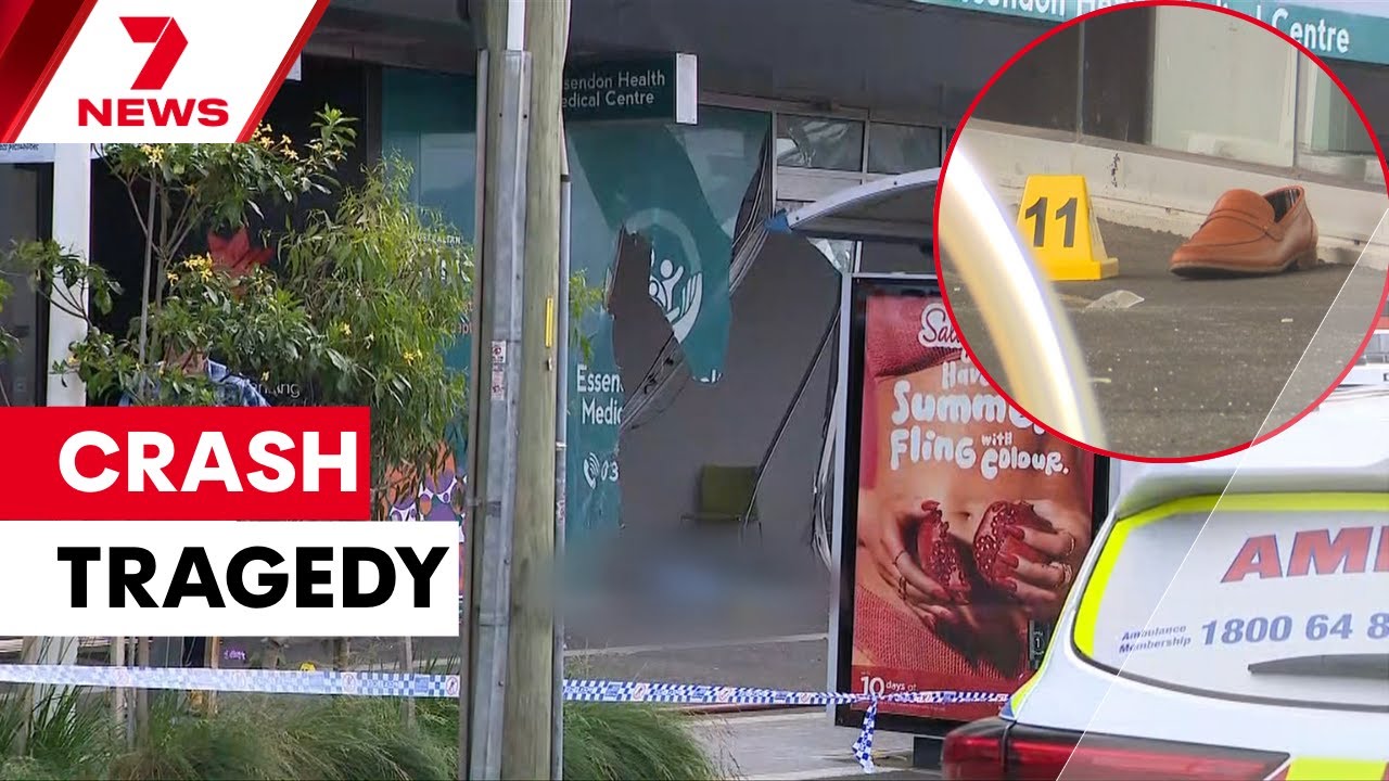 Man killed as out-of-control driver slams into medical centre in Melbourne | 7NEWS
