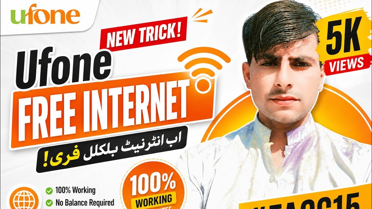 Get Free Ufone Internet Today: Latest Tricks & Codes 2026 Ufone Free internet 🛜