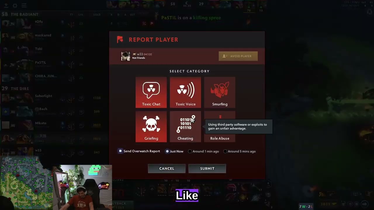 arteezy ненавидит w33