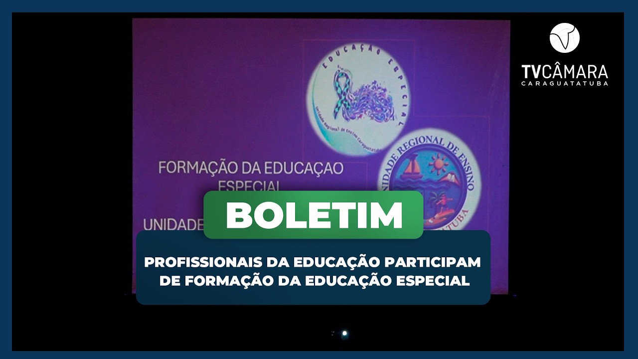 PROFISSIONAIS DA EDUCAÇÃO PARTICIPAM DE FORMAÇÃO DA EDUCAÇÃO ESPECIAL