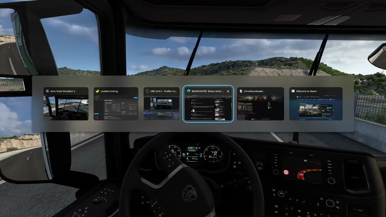 ETS2 | Snowy Moon, PNG, and Weather 3.4 | Best graphics combination | Lossless Scaling ETS 2 1.56