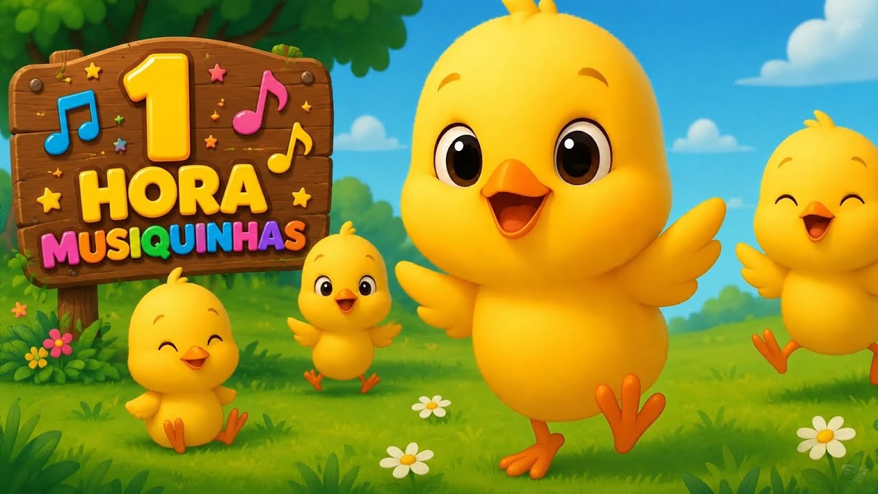 1 HORA DE M&Uacute;SICAS INFANTIS DIVERTIDAS 🎶 M&Uacute;SICAS PARA CRIAN&Ccedil;AS