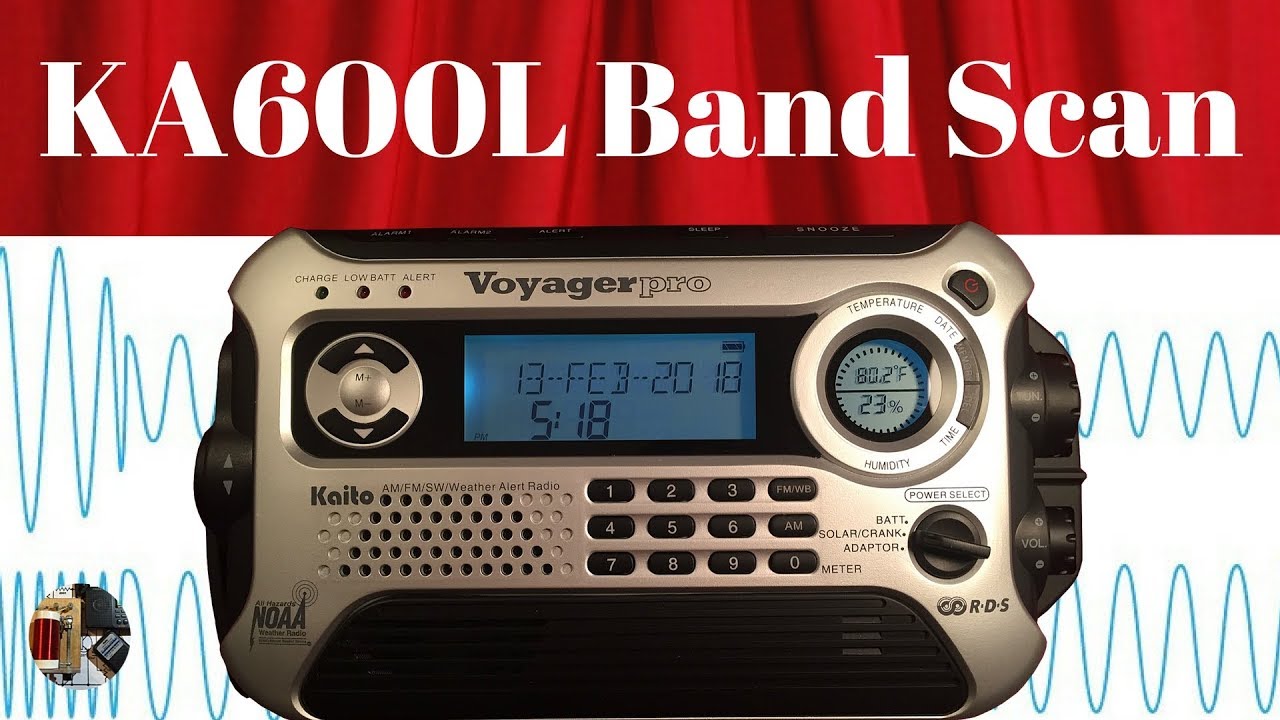 Kaito Voyager Pro KA600L Shortwave Portable Radio | Full Band Scans