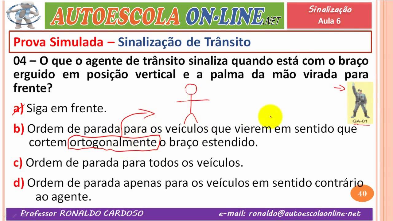 17 SINALIZAÇÃO DE TRÂNSITO - Resolução de Questões em Prova Simulada