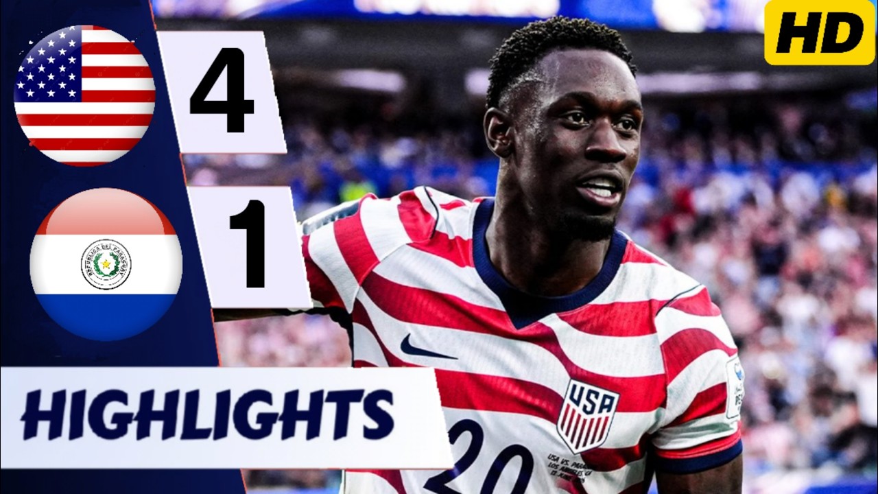 USA vs Paraguay 4-1 All Goals & Extended Highlights | FIFA World Cup 2026