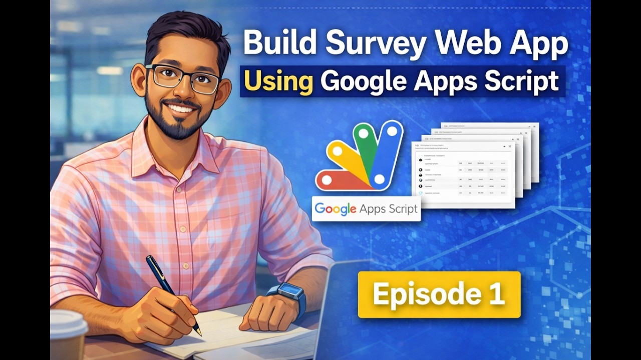 Build Survey Web App Using Google Apps Script | Auto Fill + Save to Google Sheet (Ep 1)