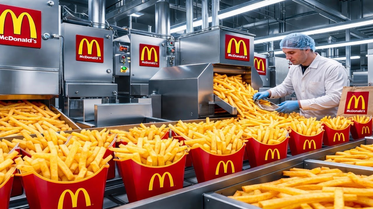 Inside the French Fries Factory | How Farm Potatoes Become McDonald’s Crispy Fries