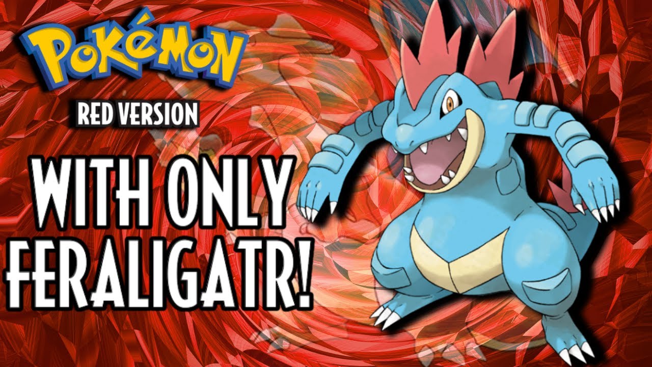 Feraligatr Solo Run - Pokémon Red