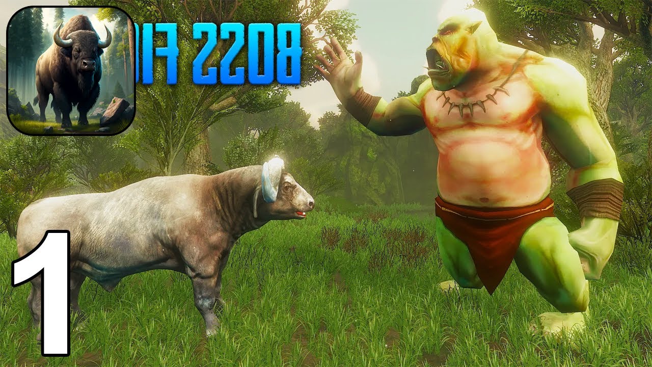 The Buffalo - Animal Simulator Android Gameplay Part 1 - Animal Games Videos