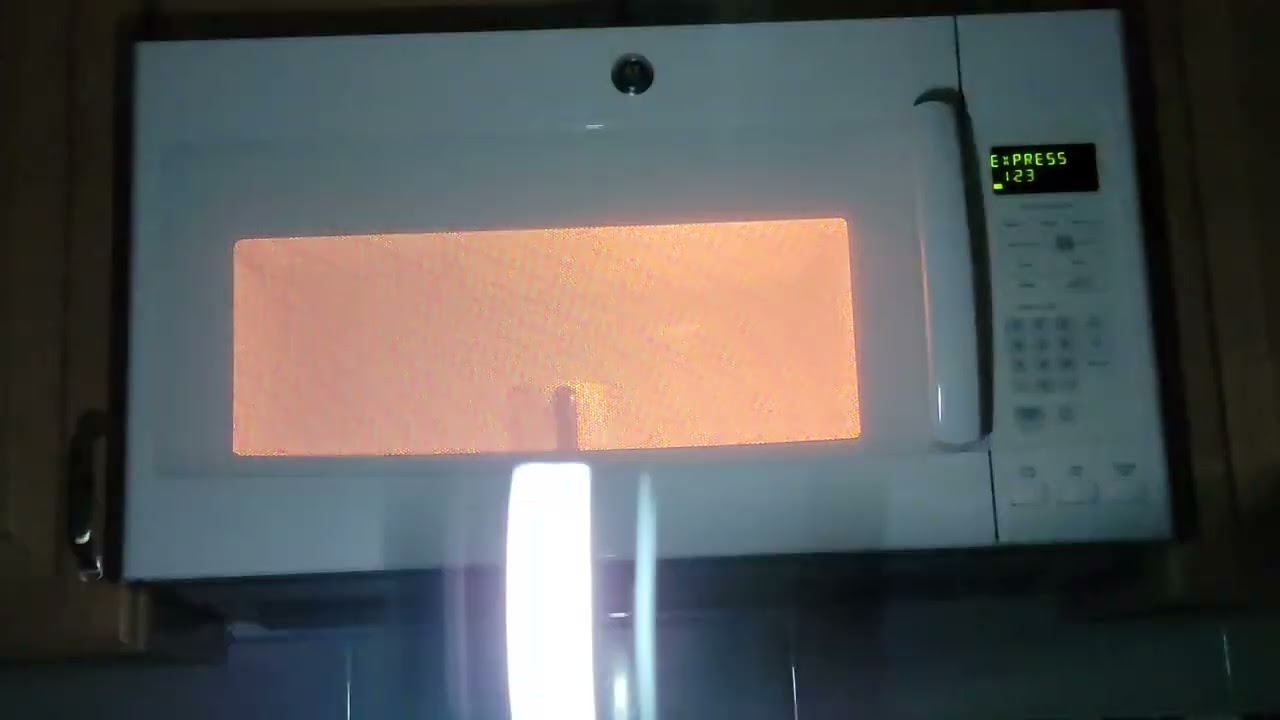 Ambient Microwave hot water, night time  Glow loop  (Warning quickly moving lights.)