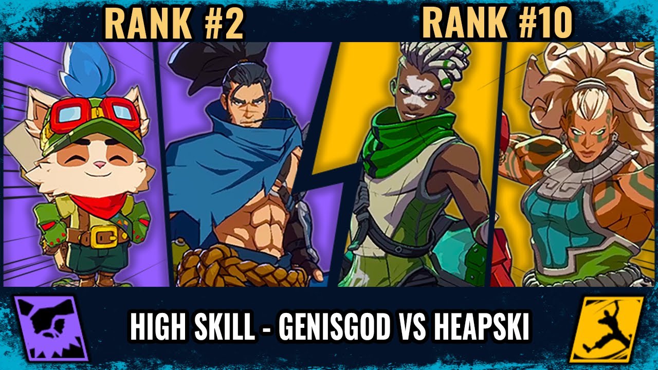 HIGH SKILL - GenisGod vs Heapski – [Rank #2] Yasuo Teemo VS Ekko Illaoi [Rank #10] | 2XKO
