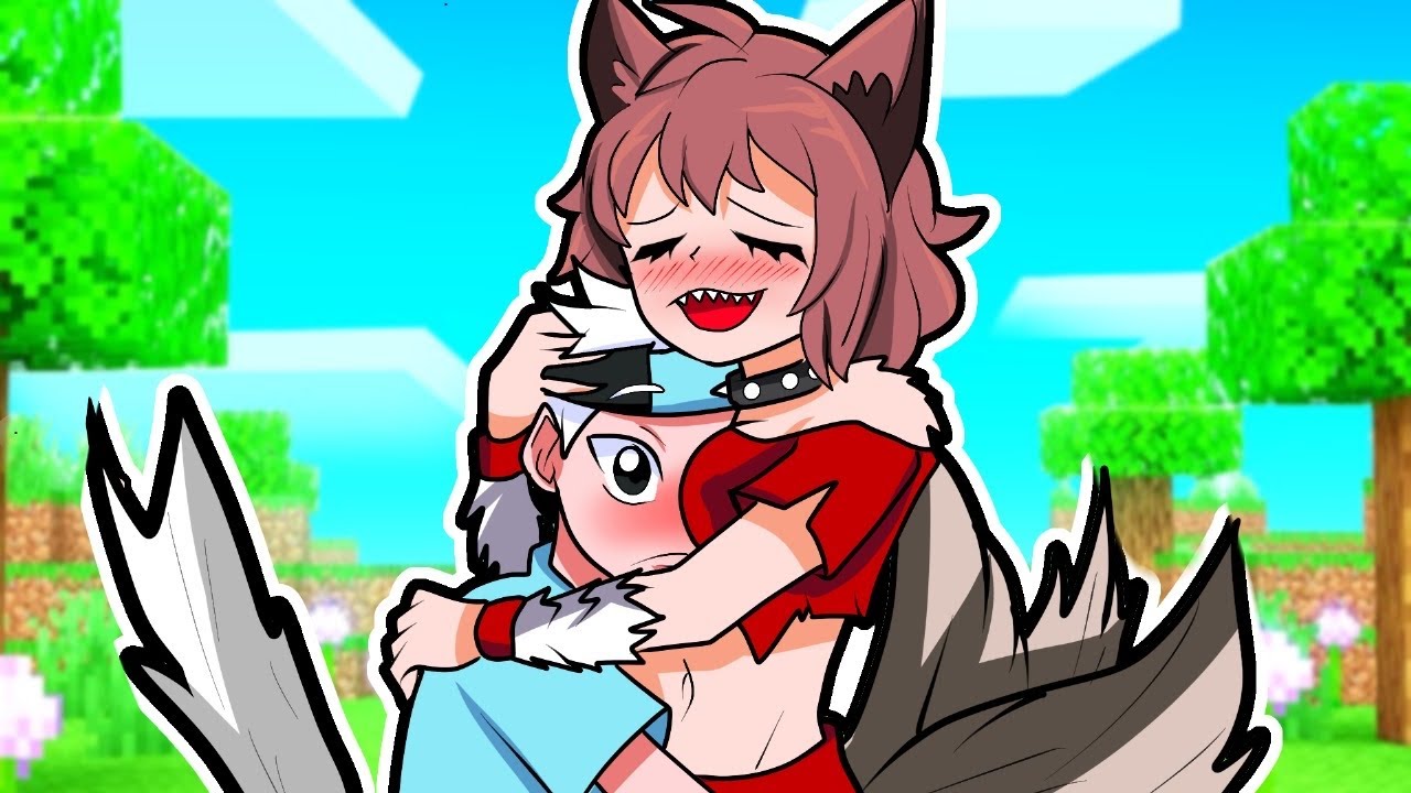 GOTEN PEDIU a GAROTA LOBO em NAMORO NO MINECRAFT