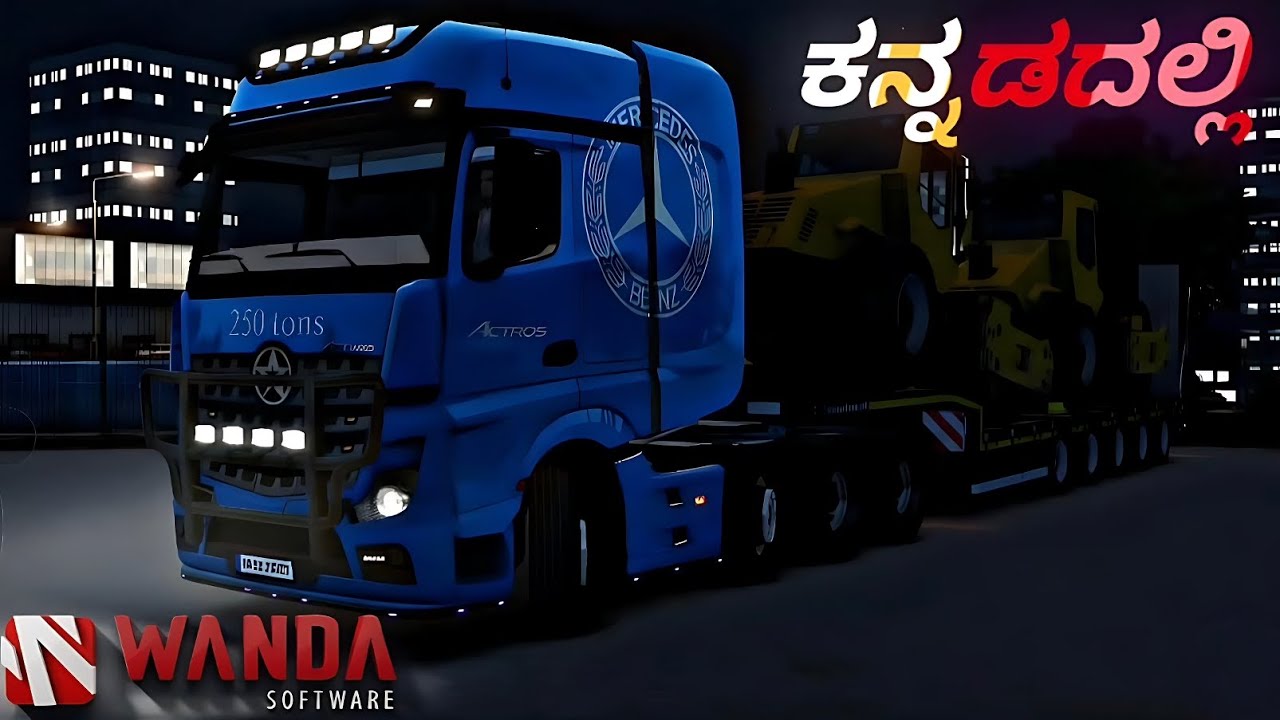 🚛 Truckers of Europe 3|Kannada|Road Roller Transport☑️|Nuremberg ➡️ Prague|#truckdriver 