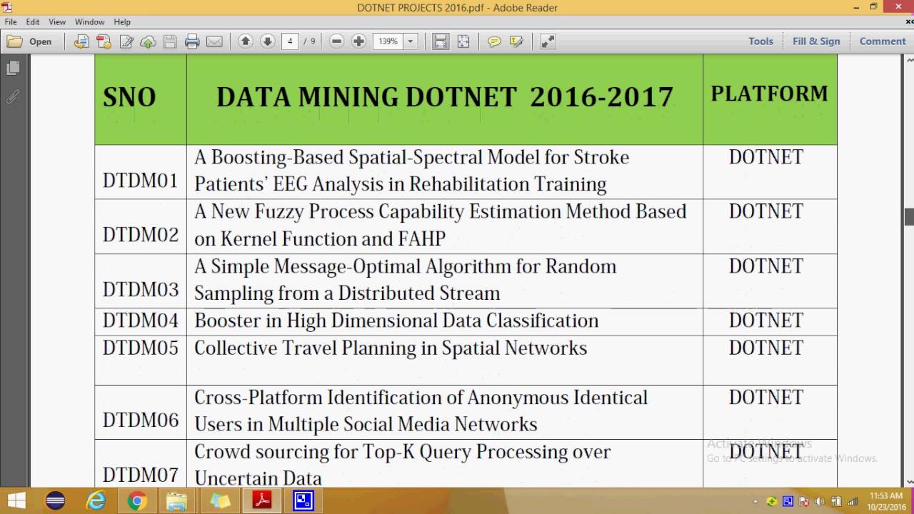 IEEE PROJECTS  2016 TITLE LIST | DOTNET NETWORK SECURITY | IEEE PROJECTS 2017