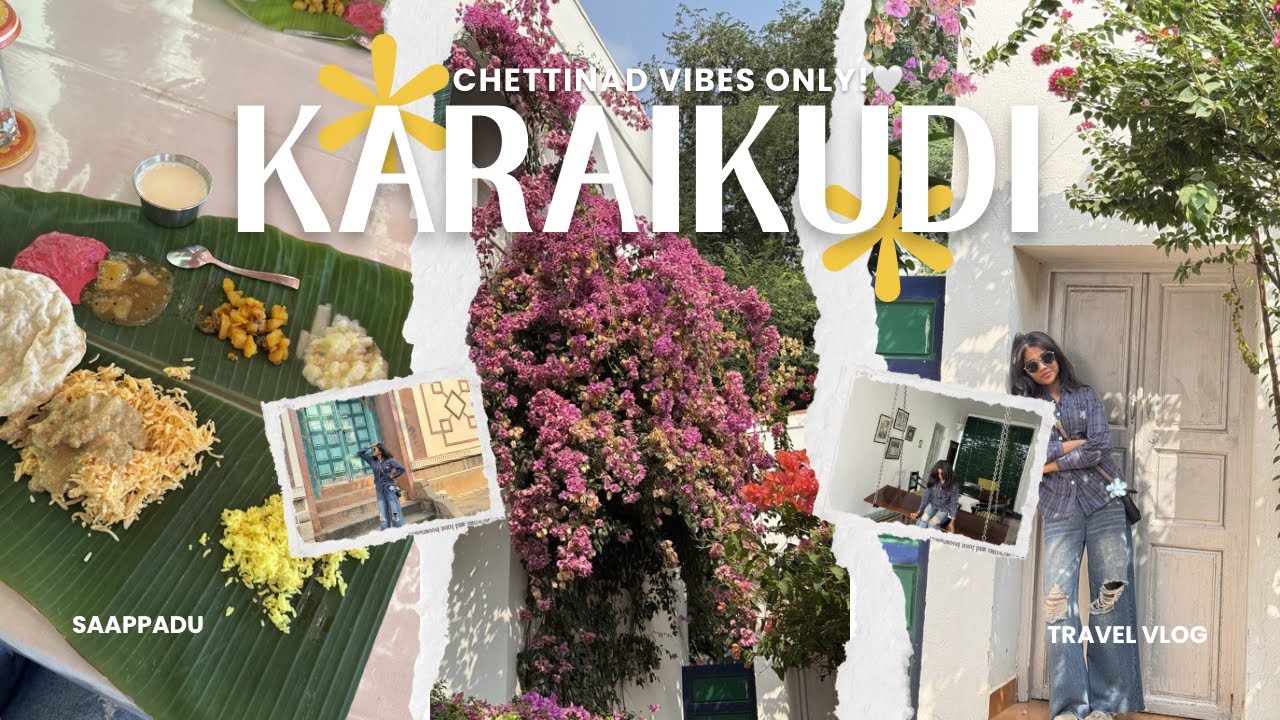 Karaikudi Diaries 📍 Chettinad Vibes Only! 🤍#amalashaji 