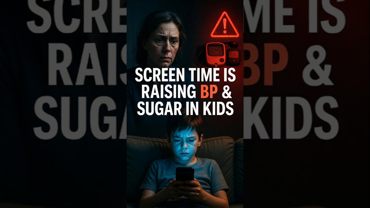 SCREEN TIME IS SILENTLY RAISING BP & SUGAR IN KIDS