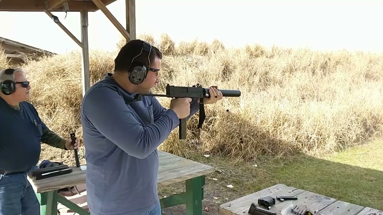 MAC 10 45 ACP FULL AUTO SLOW MO