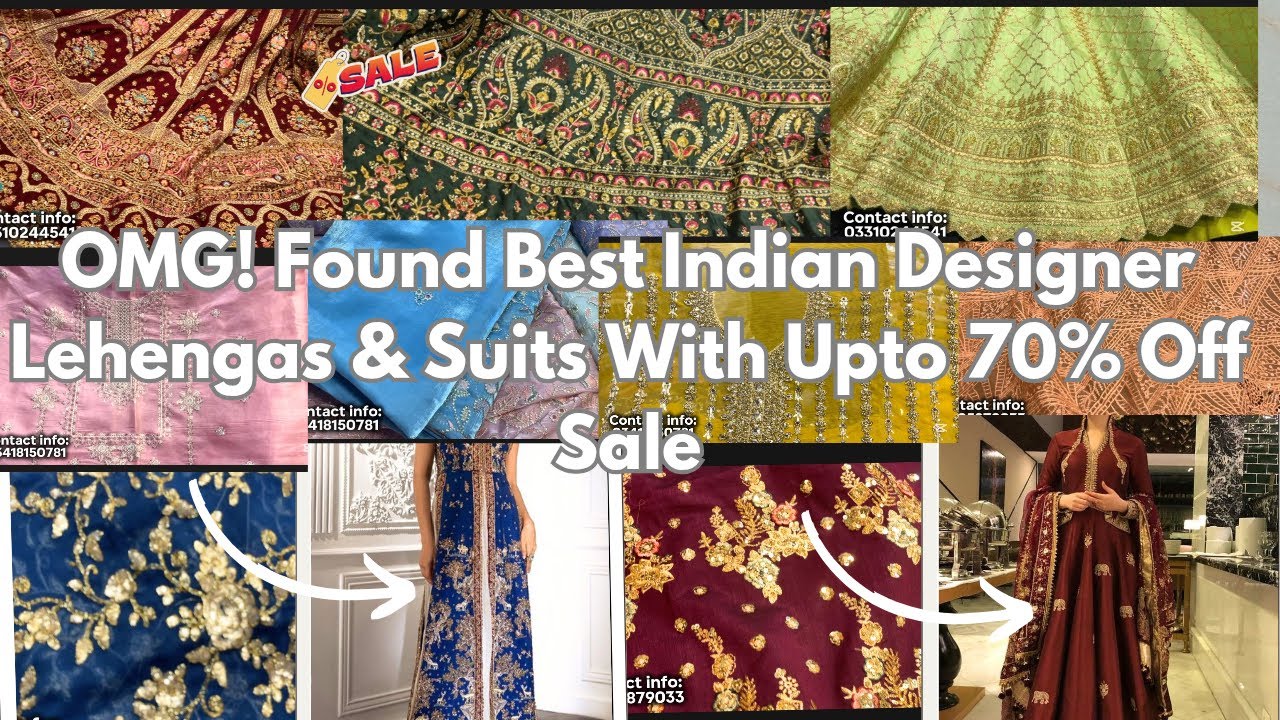 Mega Sale| Trendy Indian Designer Lehngas & Unstichted Suits In Rs3000 |Luxury Designer Collection|