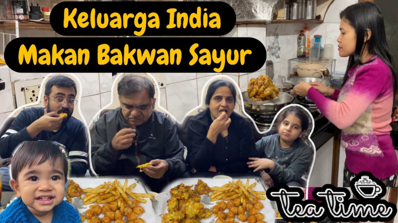 REAKSI KELUARGA INDIA MAKAN BAKWAN SAYUR | RESEP BAKWAN SAYUR