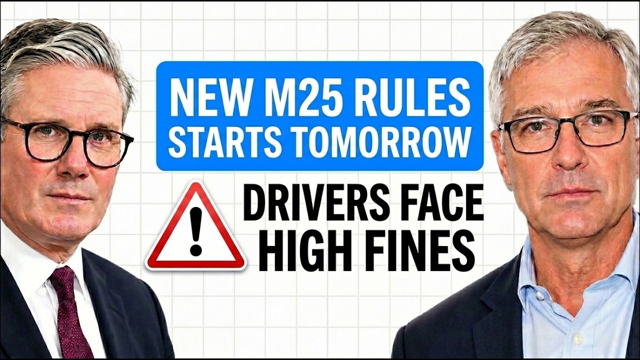🚨URGENT: New UK Motorway (M-25) Rules Begin TOMORROW &mdash; Drivers Could Face Instant Fines Nationwide