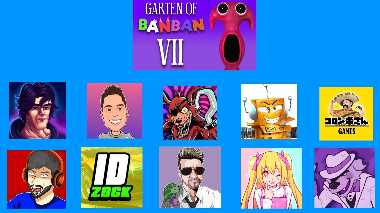 Youtubers react being in Garten of Banban 7