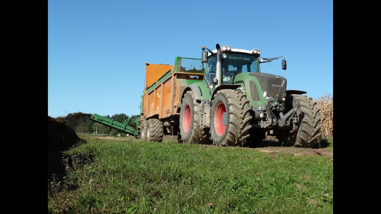 🇫🇷Fendt 924 / Dangreville DST 29.40 avec convoyeur-gerbeur / Tapis roulant / (CUMA DE L'OR NOIR)