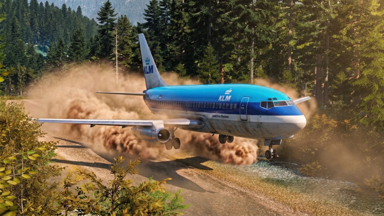 The 737-200 Is The Ultimate Off-Road Airliner