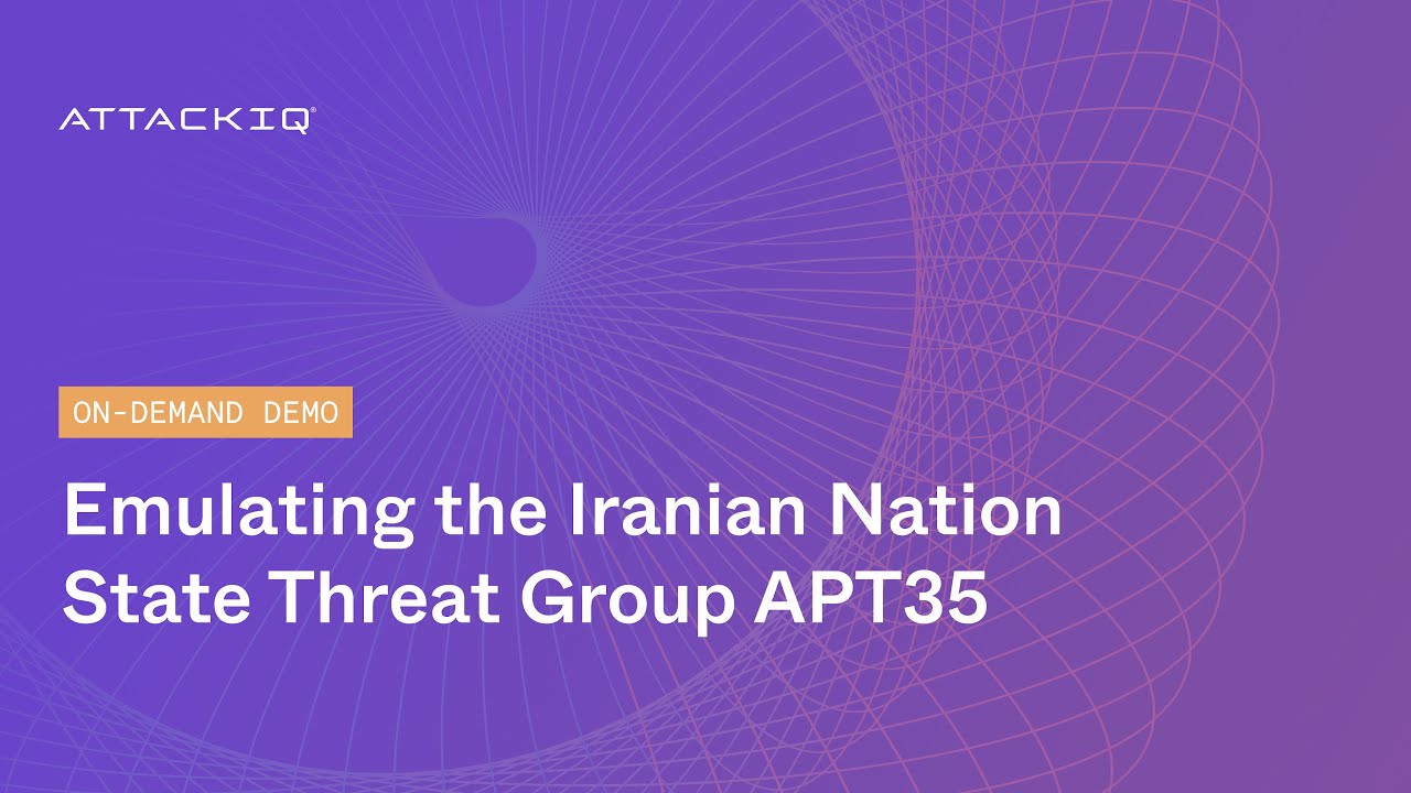 Emulating the Iranian Nation State Threat Group APT35