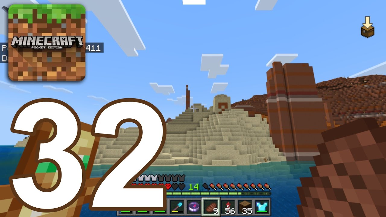 Minecraft: Bedrock Edition Part 32 - Gameplay Walkthrough Part - Desert Pyramid 