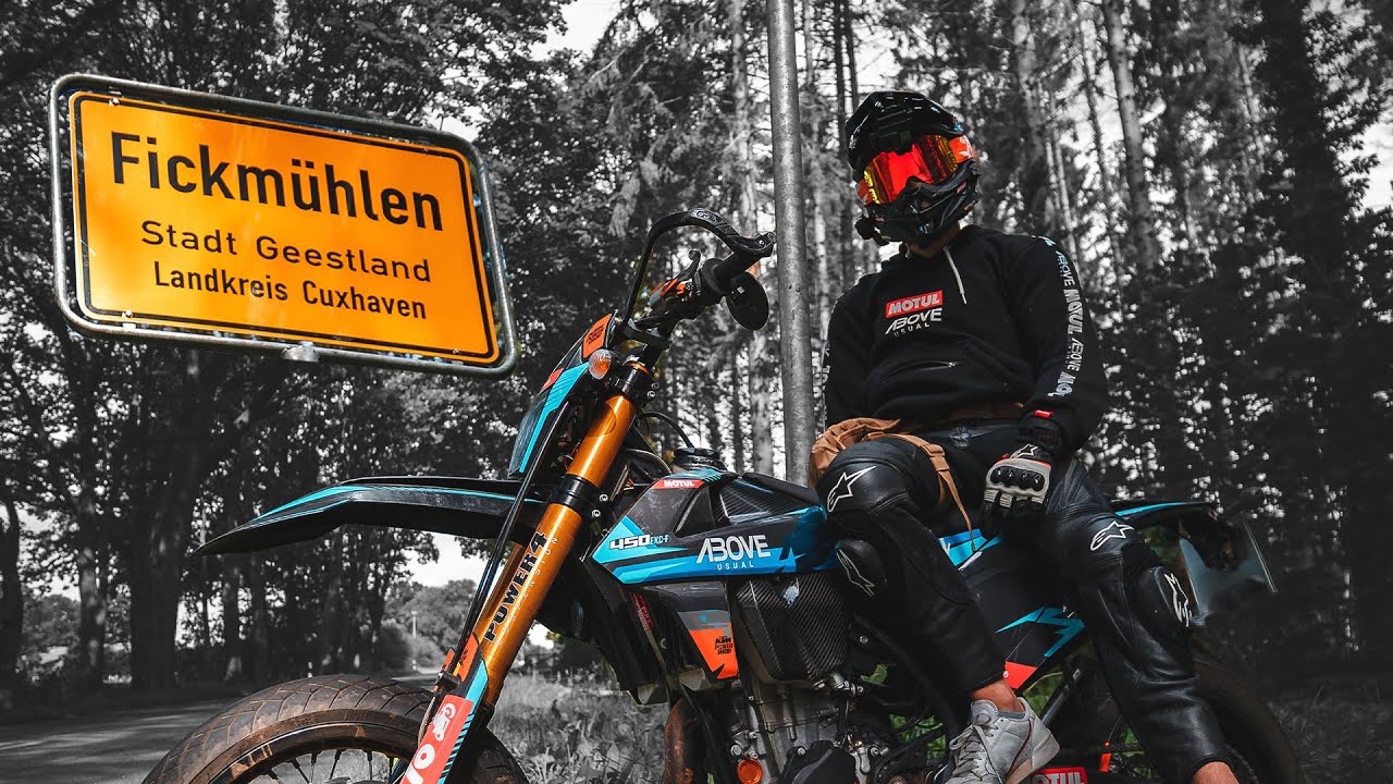 Motorrad fahren in F*ckm&uuml;hlen