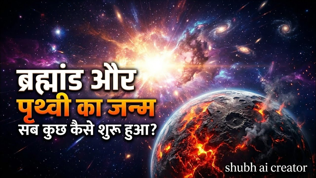 ब्रह्मांड की शुरुआत कैसे हुई? | Big Bang से पृथ्वी बनने तक की कहानी | Human History Ep.1