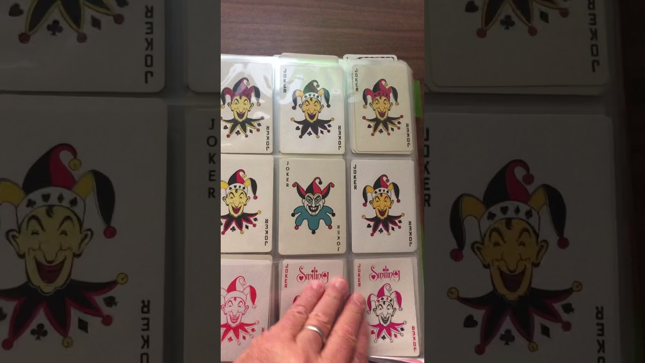 Collecting Joker Playing Cards