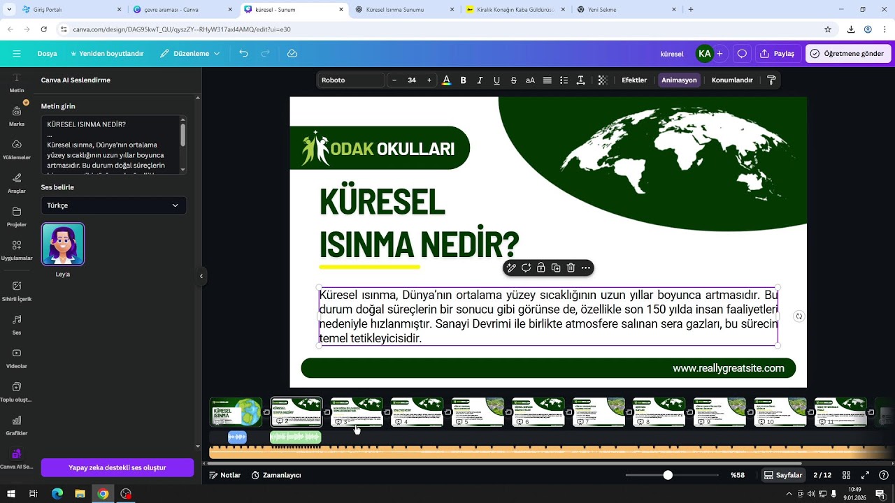 CANVA ile Dijital Tasarım - ANİMASYON