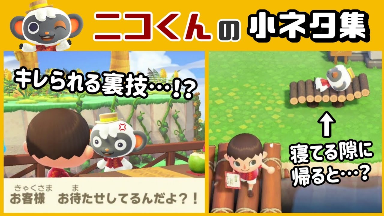 【あつ森】ニコくんにキレられる裏技…⁉︎ ハピパラの「ニコくん」に隠れた細かすぎる小ネタ集！【あつまれ どうぶつの森】@レウンGameTV